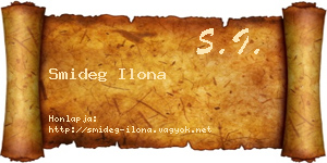 Smideg Ilona névjegykártya